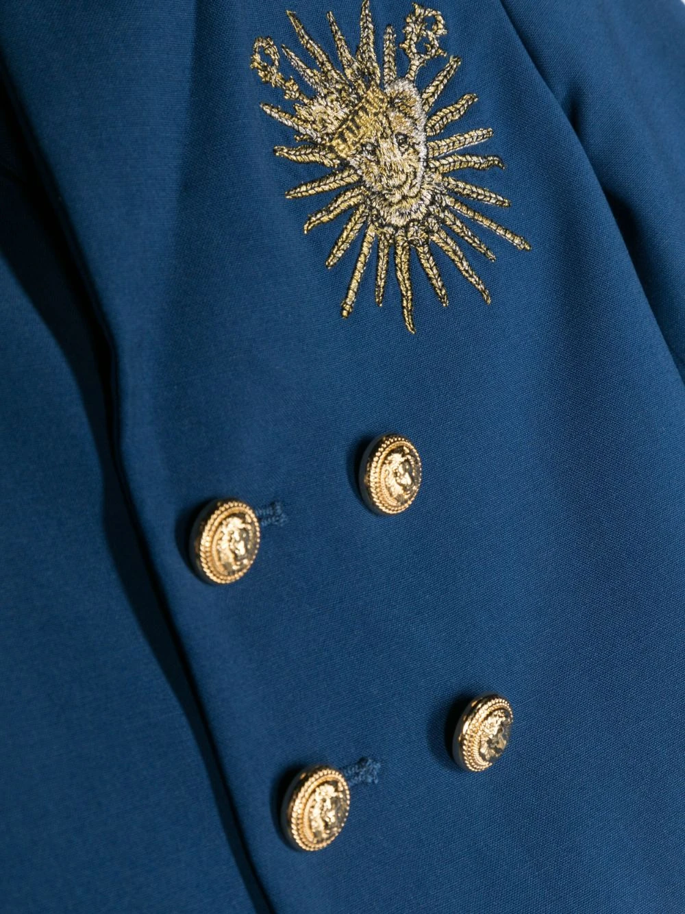 Børn Balmain Kids Dobbeltradet Blazer Med Løvebroderi 3 Børn Balmain Kids Dobbeltradet Blazer Med Løvebroderi - Image 3