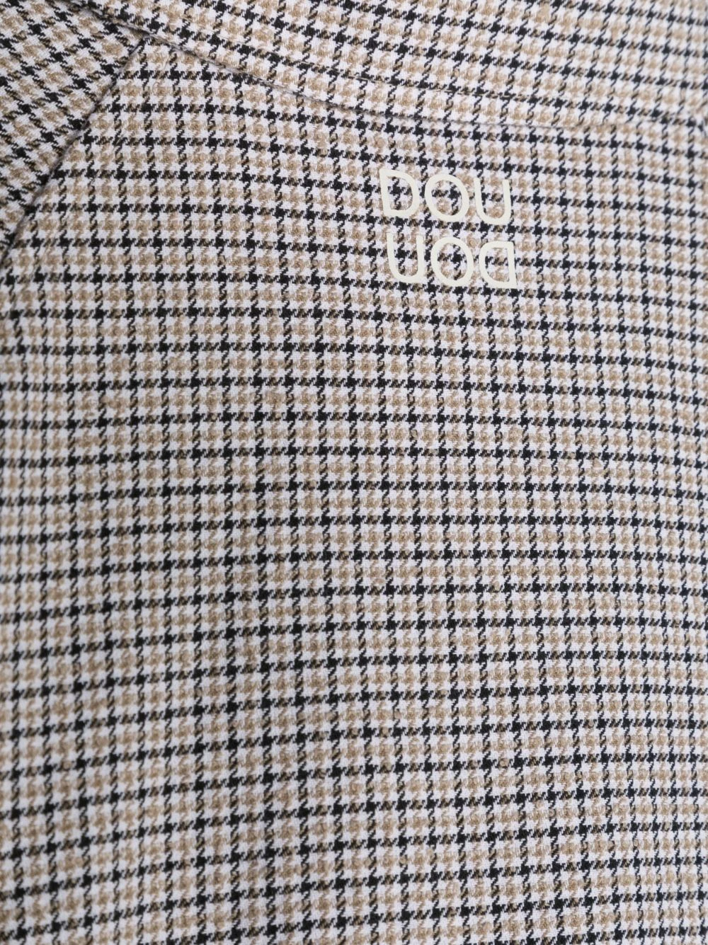 Børn Douuod Kids Skotskternet Dobbeltradet Trenchcoat 3 Børn Douuod Kids Skotskternet Dobbeltradet Trenchcoat - Image 3