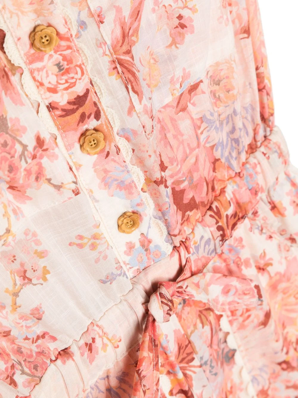 Børn ZIMMERMANN Kids Playsuit Med Blomstertryk 3 Børn ZIMMERMANN Kids Playsuit Med Blomstertryk - Image 3