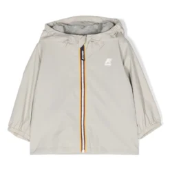 Børn K Way Kids Jakke Med Logomærke Og Lynlås