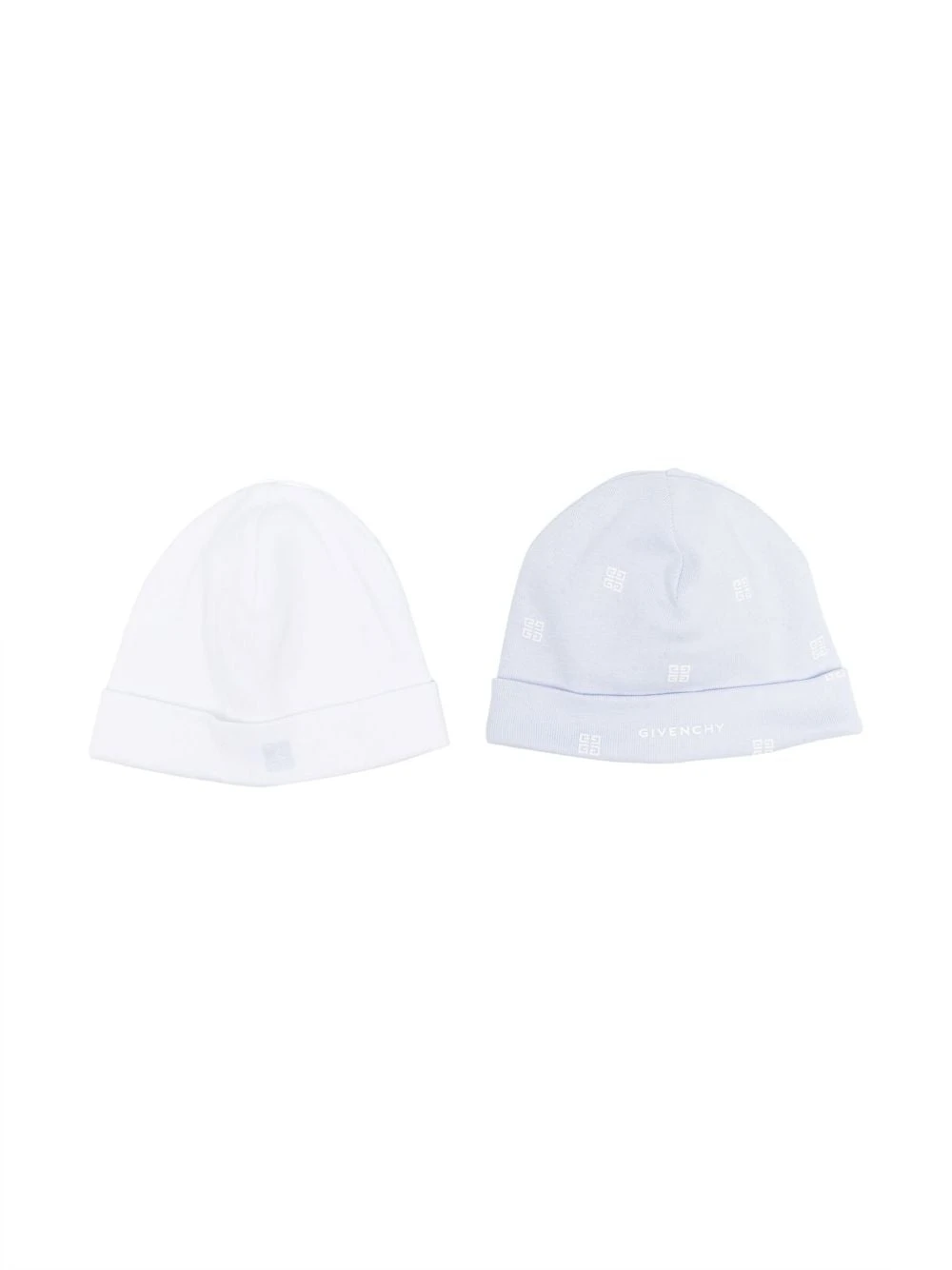 Børn Givenchy Kids Ribstrikkede 4G Pull-on Hatte (pakke Med To) 1 Børn Givenchy Kids Ribstrikkede 4G Pull-on Hatte (pakke Med To)