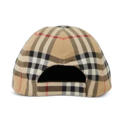 Børn Burberry Kids Ternet Baseballkasket Med Logomærke -Stella shop 20235683 50164149 1000