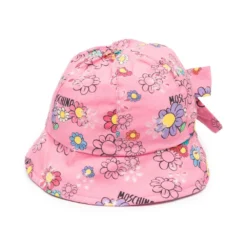 Børn Moschino Kids Bøllehat Med Blomstertryk