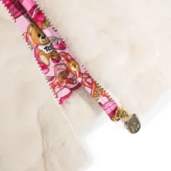 Børn Moschino Kids Børstet Jakke Med Lynlås -Stella shop 20259343 50409521 1000