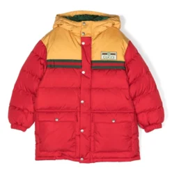 Børn Gucci Kids Polstret Frakke Med Logomærke