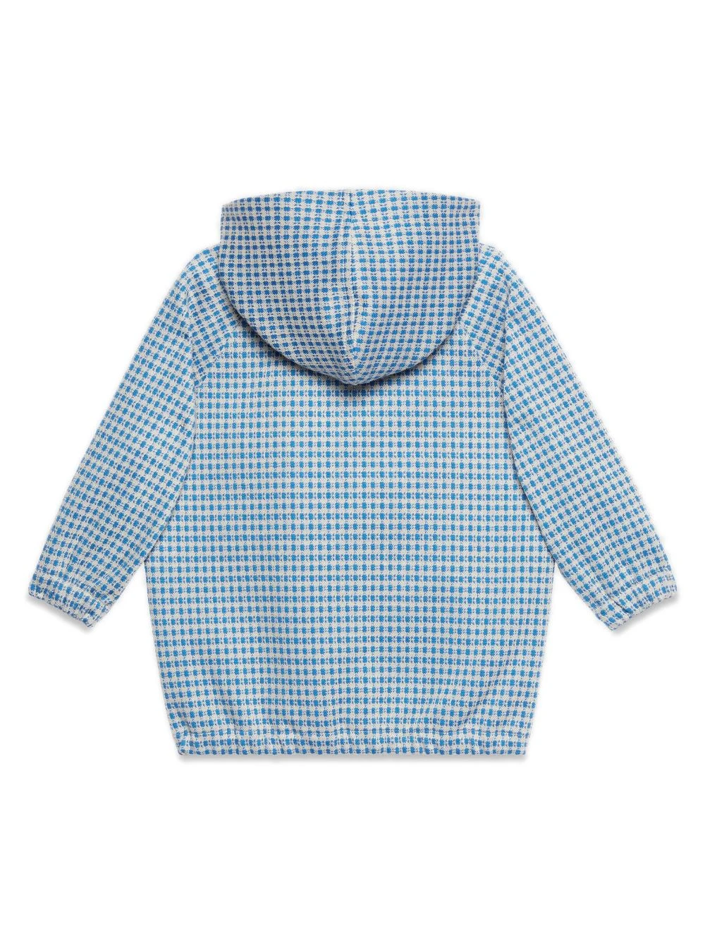 Børn Gucci Kids Gingham-ternet Jakke I Jersey Med Web-stribe 2 Børn Gucci Kids Gingham-ternet Jakke I Jersey Med Web-stribe - Image 2