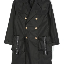 Børn Balmain Kids Dobbeltradet Trenchcoat