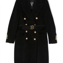 Børn Balmain Kids Dobbeltradet Frakke