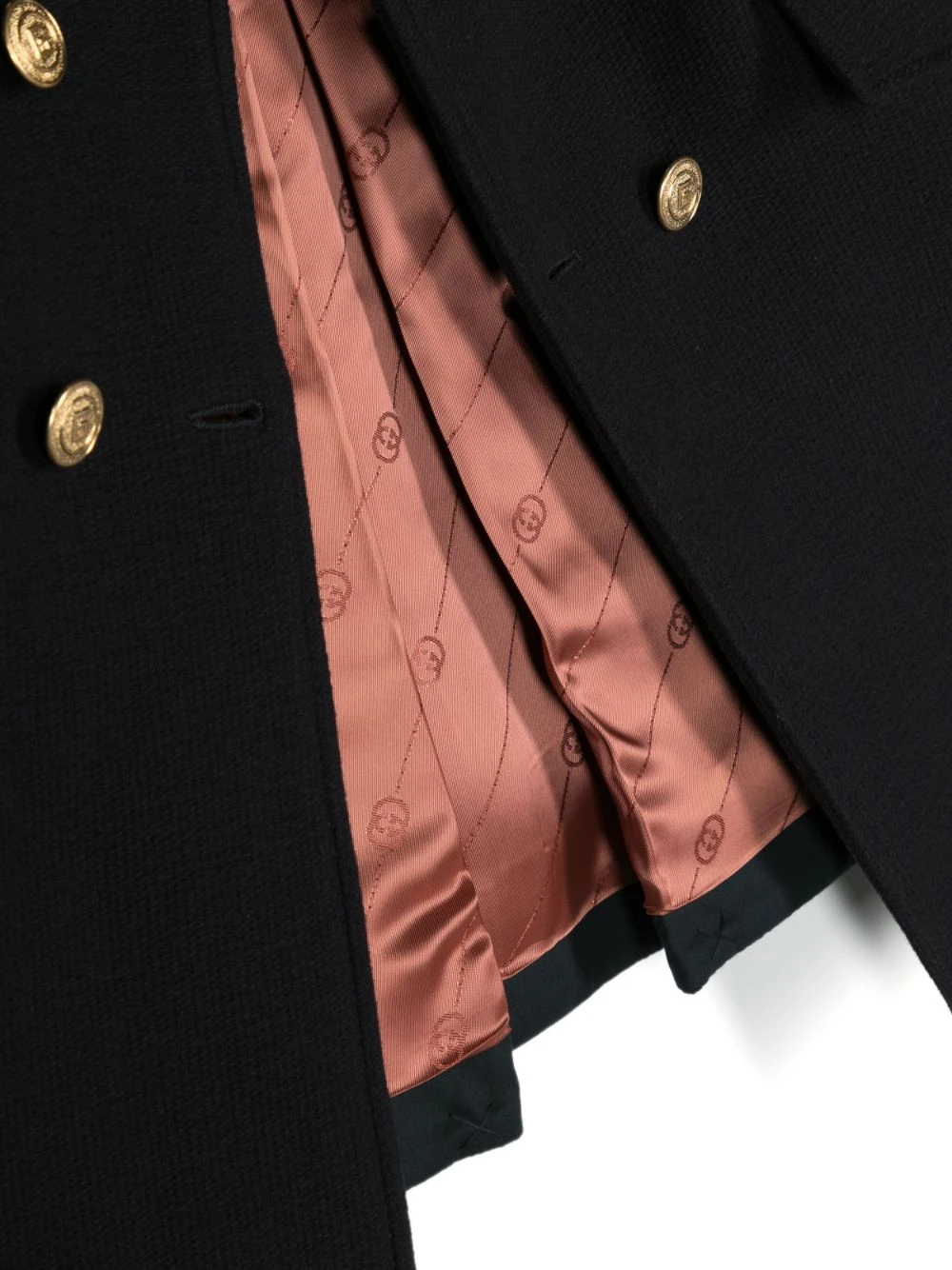 Børn Gucci Kids Dobbeltradet Frakke 3 Børn Gucci Kids Dobbeltradet Frakke - Image 3