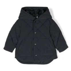 Børn Emporio Armani Kids Dynejakke Med Knapper Og Hætte