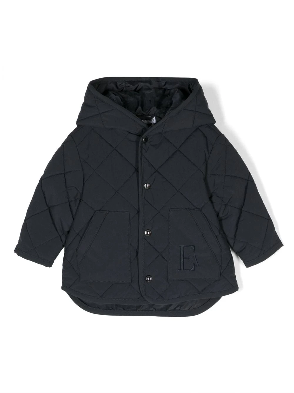 Børn Emporio Armani Kids Dynejakke Med Knapper Og Hætte 1 Børn Emporio Armani Kids Dynejakke Med Knapper Og Hætte