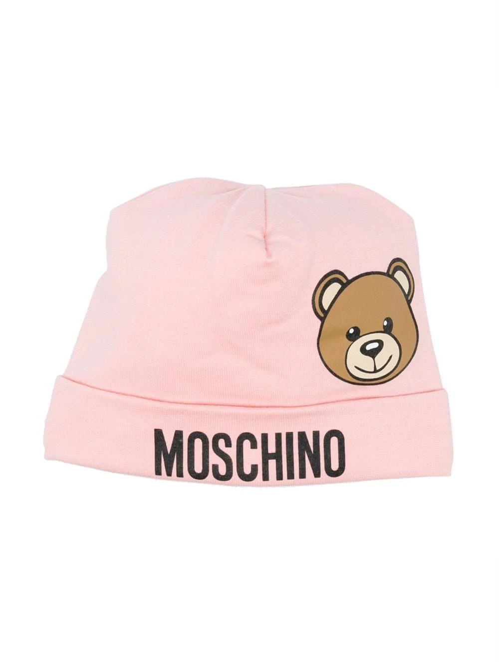 Børn Moschino Kids Hue I Jersey Med Logotryk 1 Børn Moschino Kids Hue I Jersey Med Logotryk