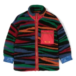 Børn Missoni Kids Frakke Med Abstrakt Tryk Og Lynlås