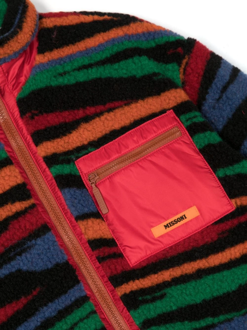 Børn Missoni Kids Frakke Med Abstrakt Tryk Og Lynlås 3 Børn Missoni Kids Frakke Med Abstrakt Tryk Og Lynlås - Image 3