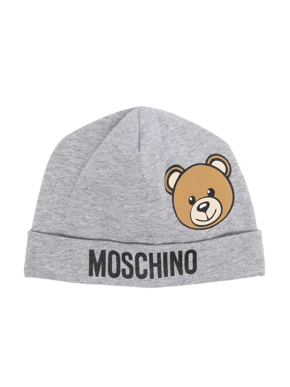 Børn Moschino Kids Hue Med Meleret Effekt Og Bamse 1 Børn Moschino Kids Hue Med Meleret Effekt Og Bamse