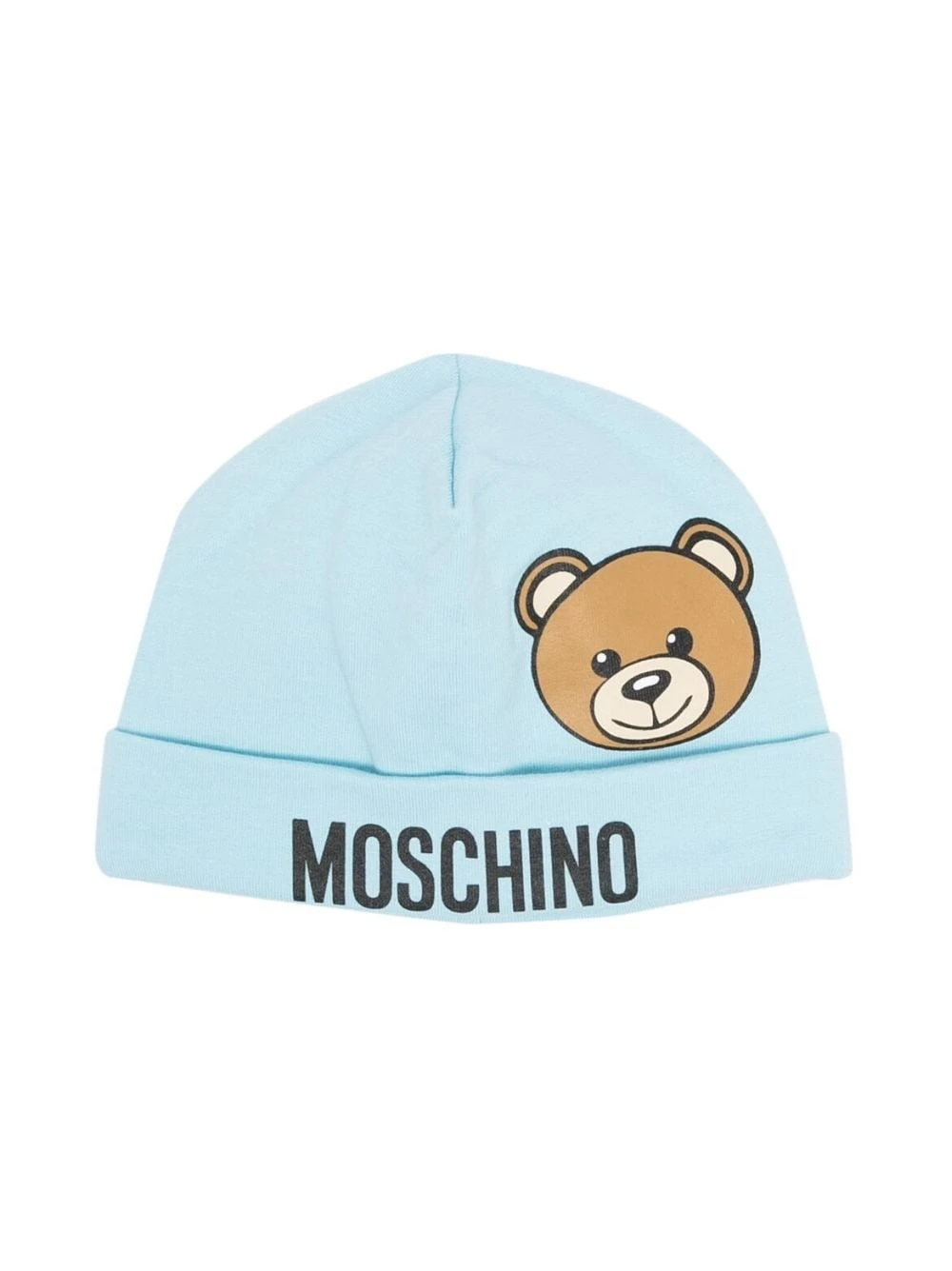 Børn Moschino Kids Teddy Bear Hue Med Logoprint 1 Børn Moschino Kids Teddy Bear Hue Med Logoprint