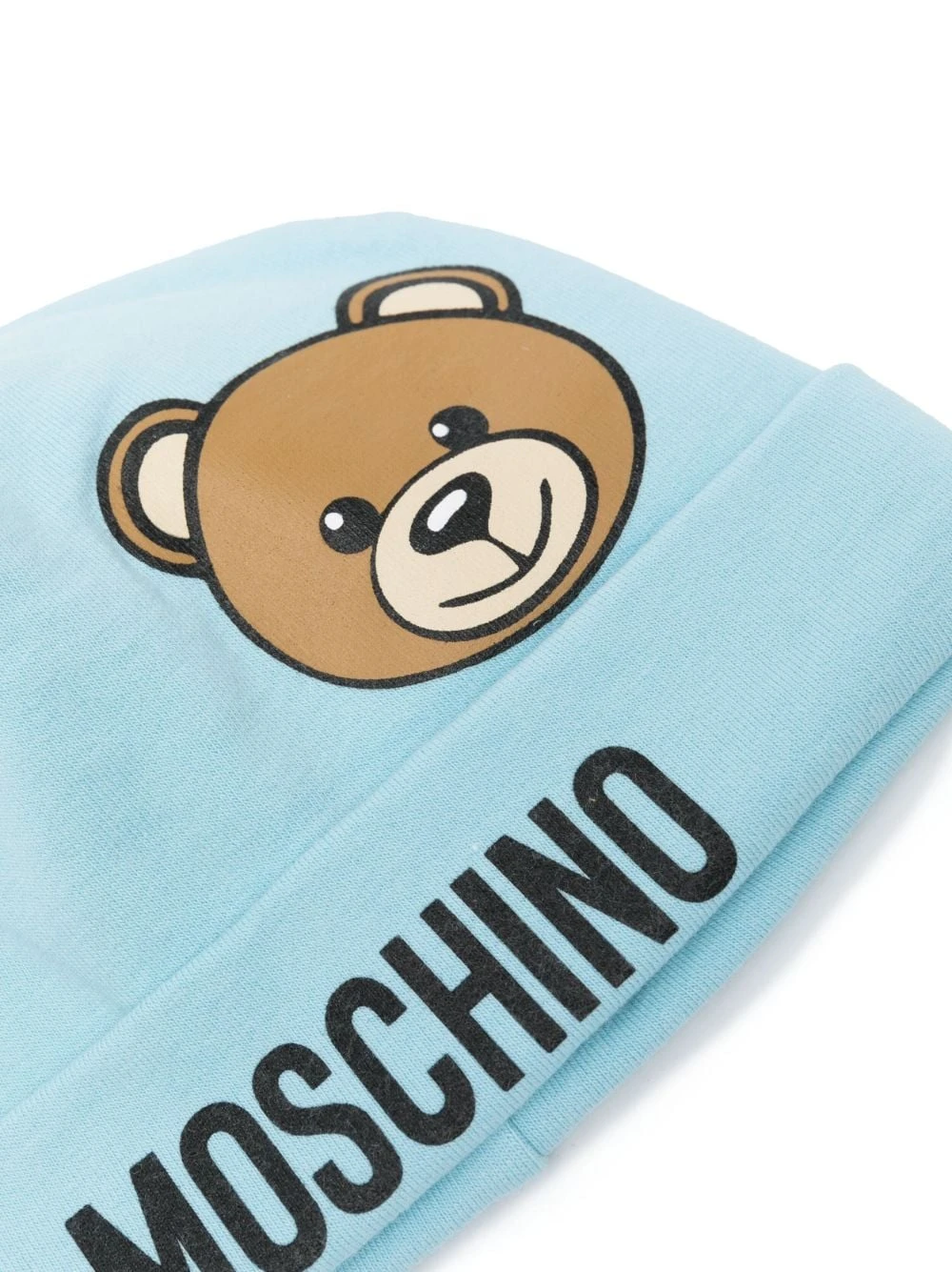 Børn Moschino Kids Teddy Bear Hue Med Logoprint 2 Børn Moschino Kids Teddy Bear Hue Med Logoprint - Image 2